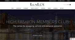 Desktop Screenshot of luxluxny.com